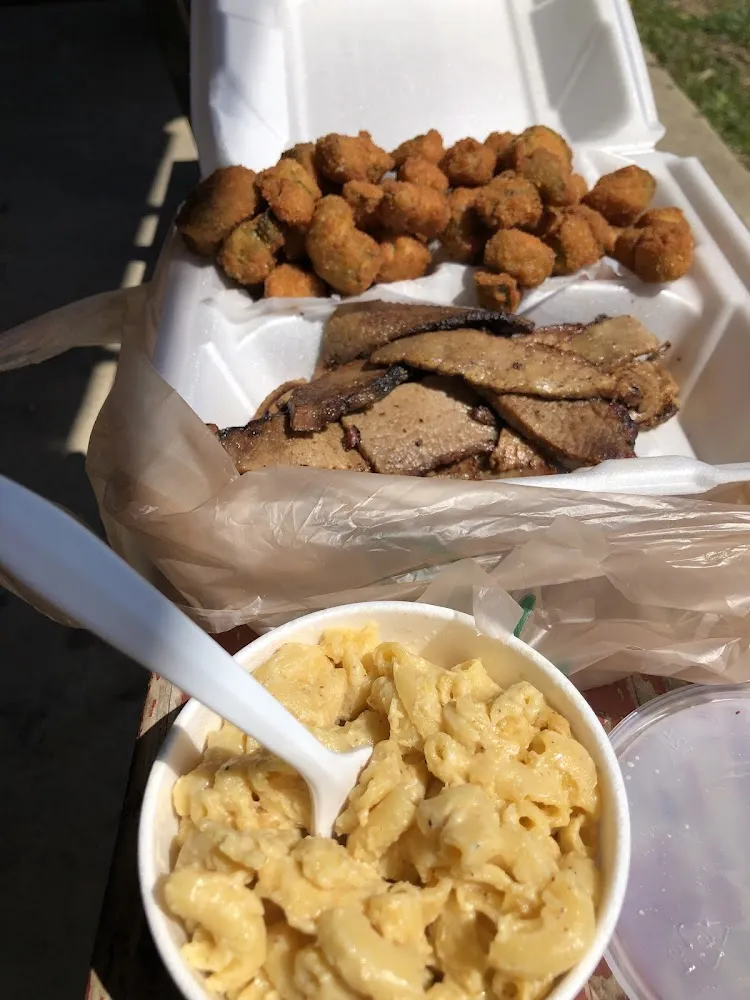 Fried Okra and Mac